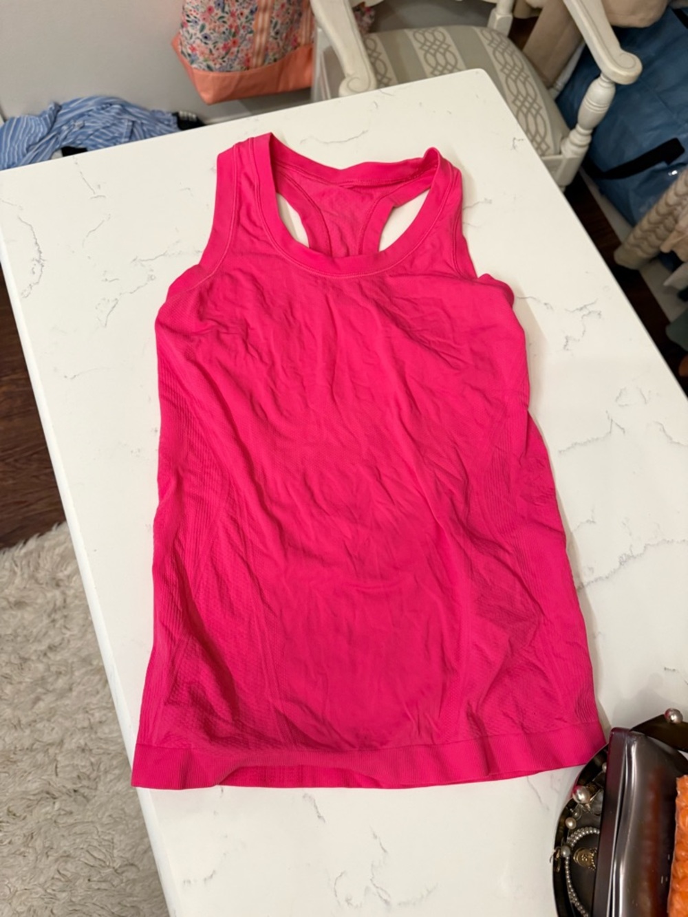 Athleta Hot Pink Racerback Tank Top